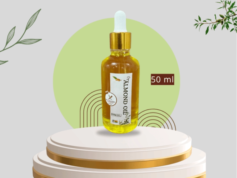 Premium 50ml Almond Oil available in Kumasi, Ghana. Best Blends by Natasha offers 100% pure, Vitamin E-rich oil for skin, hair, and massage. Proudly made in Ghana using traditional South Asian methods.